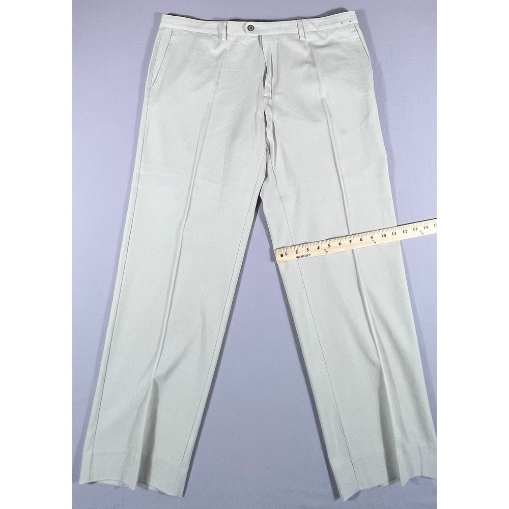 Tommy Bahama Men's Silk Cotton Boracay Flat Front Pants Khaki Beige 42x30 NWT - Picture 6 of 14